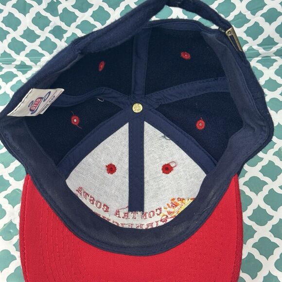 Vintage‎ Otto Cap Adjustable Strap Wool Contra Costa Firefighter Golf Baseball - Picture 9 of 10